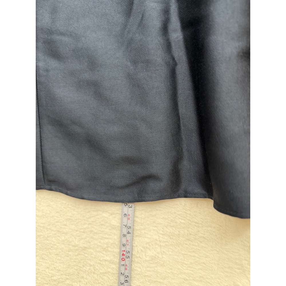 Reiss Anessa Waist Detail Dress Women 10 NWT Navy Satin Midi MSRP $295 - Picture 5 of 9